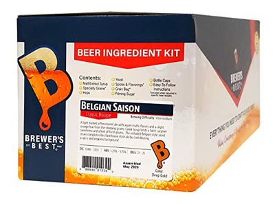 Brewer's Best - Home Brew Beer Ingredient Kit (5 Gallon), (Belgian Saison) $51 (Reg $74.99)