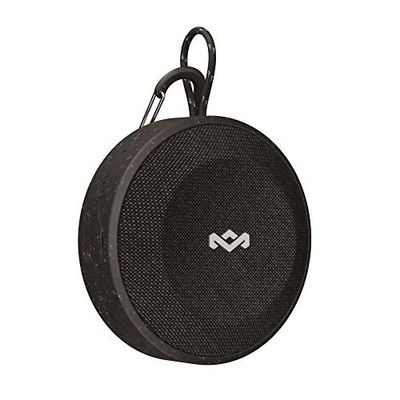 House of Marley, No Bounds Outdoor Speaker 10-Hour Battery, Water & Dust-Proof , IP67, Buoyant, Carabiner, Quick Charge, Charging Cable, Aux-In, Wireless Dual Speaker Pairing, Speaker phone Black $39.99 (Reg $49.99)