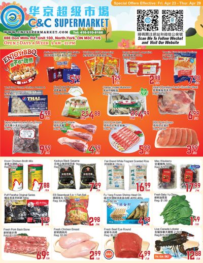 C&C Supermarket Flyer April 23 to 29