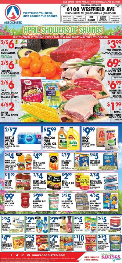 Associated Supermarkets Weekly Ad Flyer April 23 to April 29