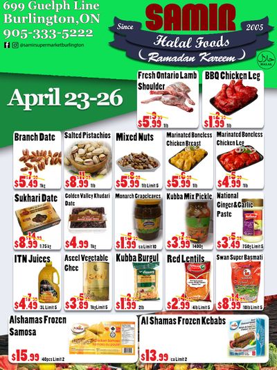 Samir Supermarket Flyer April 23 to 26