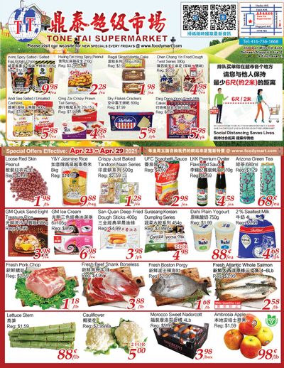 Tone Tai Supermarket Flyer April 23 to 29