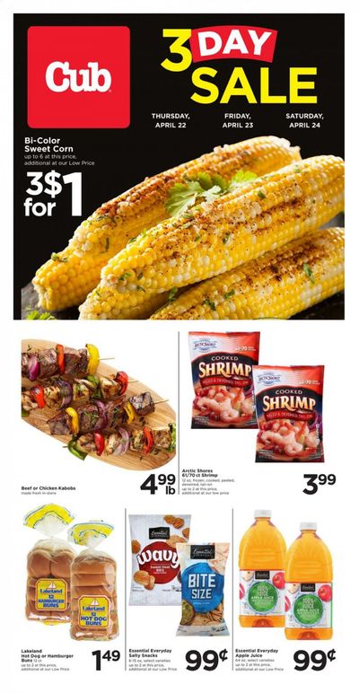 Cub Foods Weekly Ad Flyer April 22 to April 24