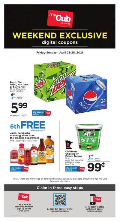 Cub Foods Weekly Ad Flyer April 23 to April 25