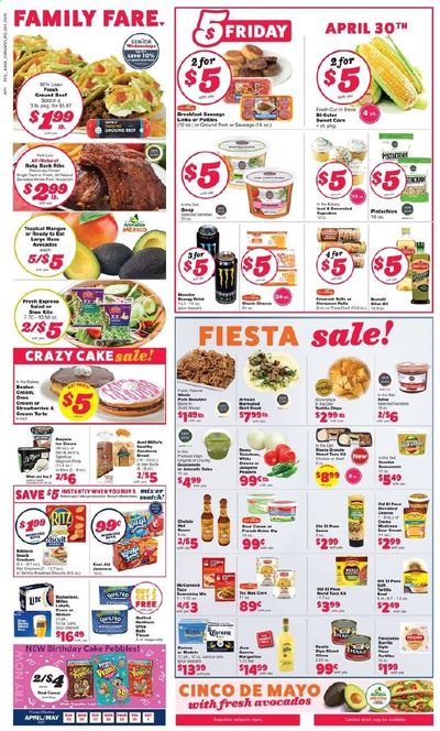 Family Fare Weekly Ad Flyer April 25 to May 1