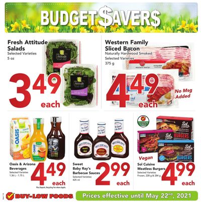 Buy-Low Foods Budget Savers Flyer April 25 to May 22