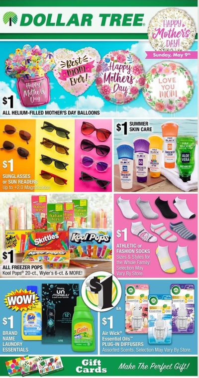 Dollar Tree Weekly Ad Flyer April 25 to May 9