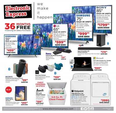 Electronic Express Weekly Ad Flyer April 25 to May 1