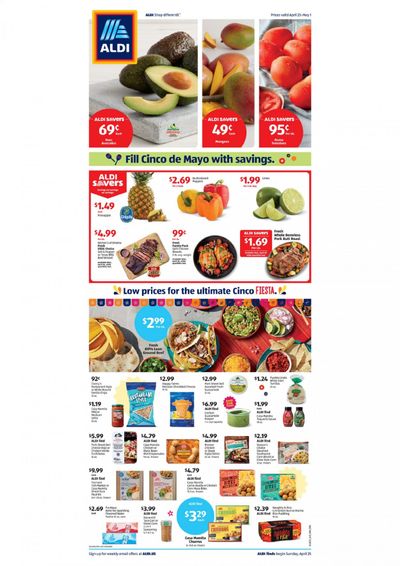 ALDI Weekly Ad Flyer April 25 to May 1