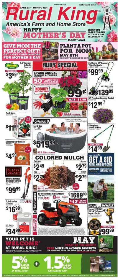 Rural King Weekly Ad Flyer April 25 to May 8