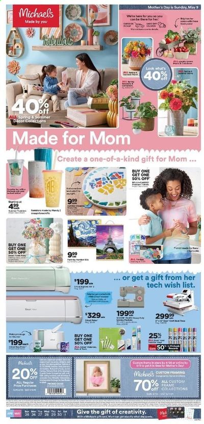 Michaels Weekly Ad Flyer April 25 to May 1
