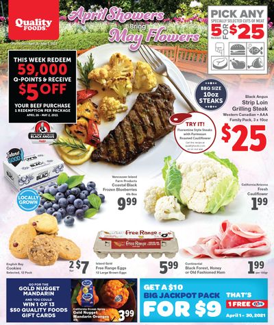 Quality Foods Flyer April 26 to May 2