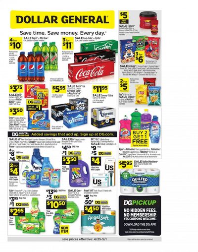 Dollar General (SC) Weekly Ad Flyer April 25 to May 1