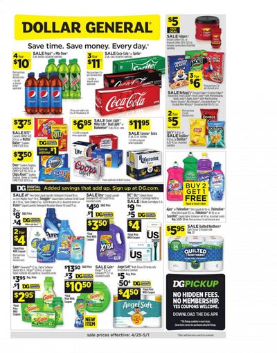 Dollar General (NC) Weekly Ad Flyer April 25 to May 1