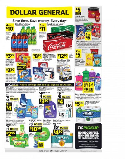 Dollar General (AL) Weekly Ad Flyer April 25 to May 1