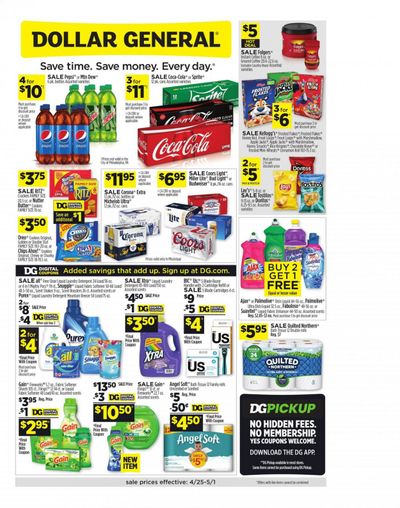Dollar General (MS) Weekly Ad Flyer April 25 to May 1