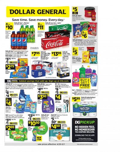 Dollar General (TN) Weekly Ad Flyer April 25 to May 1