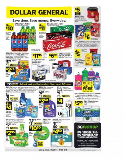 Dollar General (MS) Weekly Ad Flyer April 25 to May 1