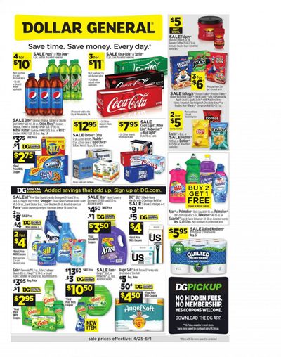 Dollar General (TX) Weekly Ad Flyer April 25 to May 1