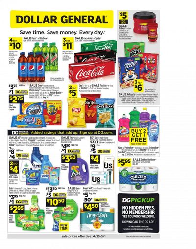 Dollar General (OH) Weekly Ad Flyer April 25 to May 1