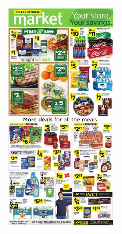 Dollar General (IN, OH) Weekly Ad Flyer April 25 to May 1
