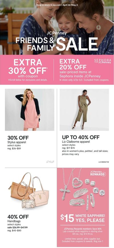 JCPenney Weekly Ad Flyer April 26 to May 2