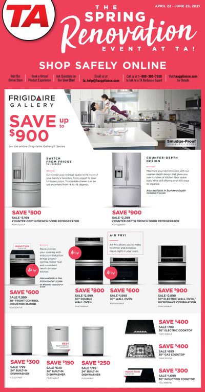 TA Appliances & Barbecues Flyer April 22 to June 23