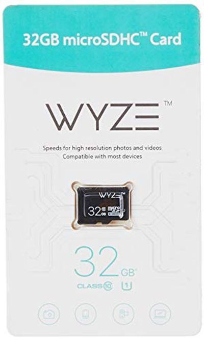 Wyze Labs Expandable Storage 32GB MicroSDHC Card Class 10, Black - WYZEMSD32C10 $18.29 (Reg $26.54)