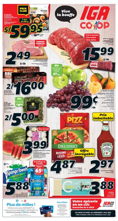 IGA (NB) Flyer April 29 to May 5