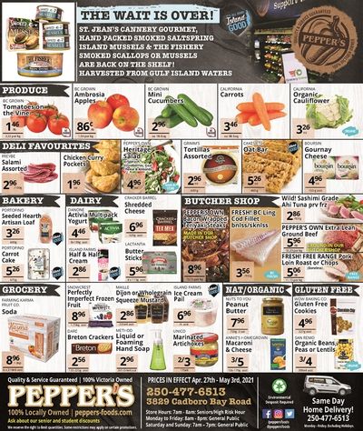 Pepper's Foods Flyer April 27 to May 3