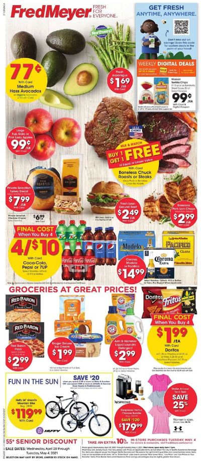 Fred Meyer Weekly Ad Flyer April 28 to May 4