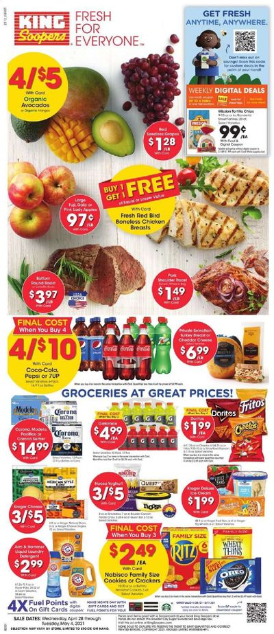 King Soopers (CO, WY) Weekly Ad Flyer April 28 to May 4