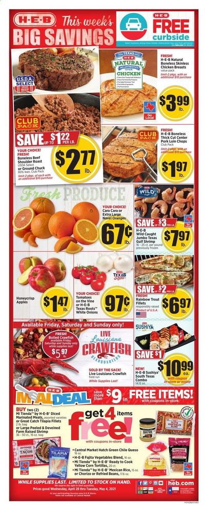 H-E-B (TX) Weekly Ad Flyer April 28 to May 4