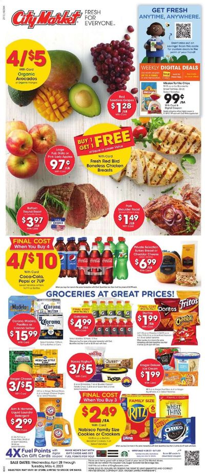 City Market (CO, NM, UT, WY) Weekly Ad Flyer April 28 to May 4