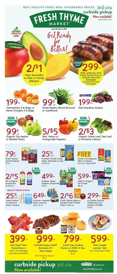 Fresh Thyme Weekly Ad Flyer April 28 to May 4