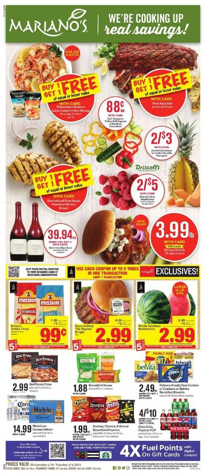 Mariano’s Weekly Ad Flyer April 28 to May 4