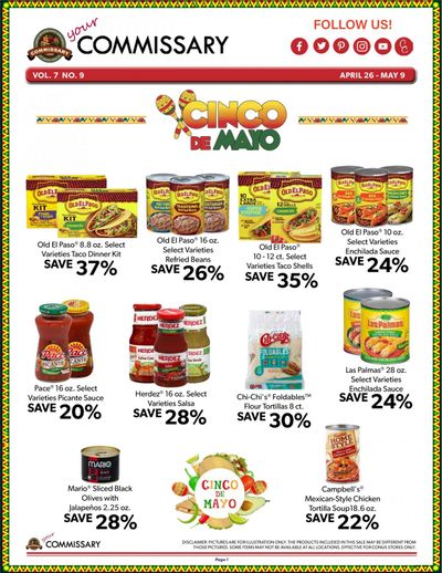 Commissary Weekly Ad Flyer April 26 to May 9