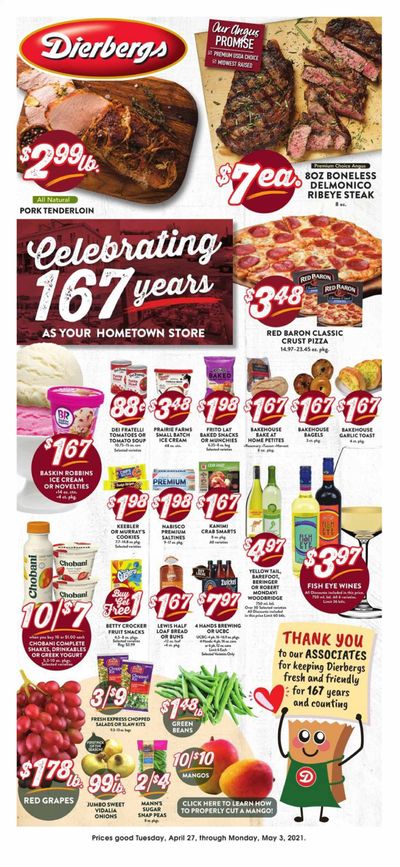 Dierbergs (IL, MO) Weekly Ad Flyer April 27 to May 3