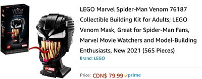 Amazon Canada Deals: Get LEGO Marvel Spider-Man Venom Collectible Building Kit for $79.99 + Pre-Order Apple AirTags + Apple AirPods with Charging Case for $159