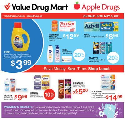 Apple Drugs Flyer April 25 to May 8