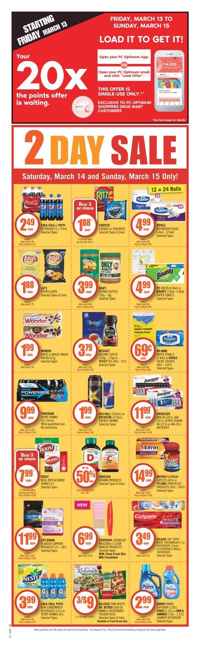 Shoppers Drug Mart (ON) Flyer March 14 to 20 Shoppers Drug Mart (ON) Flyer March 14 to 20