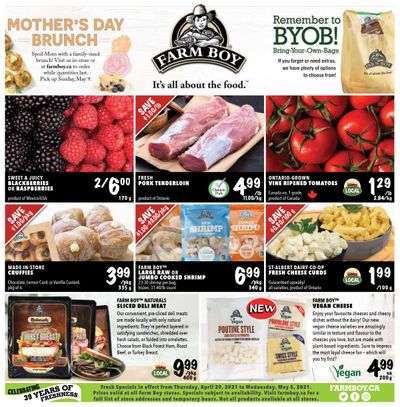 Farm Boy Flyer April 29 to May 5