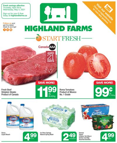 Highland Farms Flyer April 29 to May 5