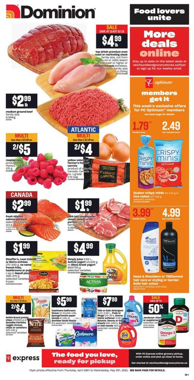 Dominion Flyer April 29 to May 5
