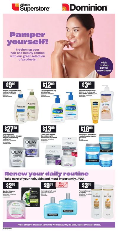 Atlantic Superstore Beauty Book April 29 to May 26