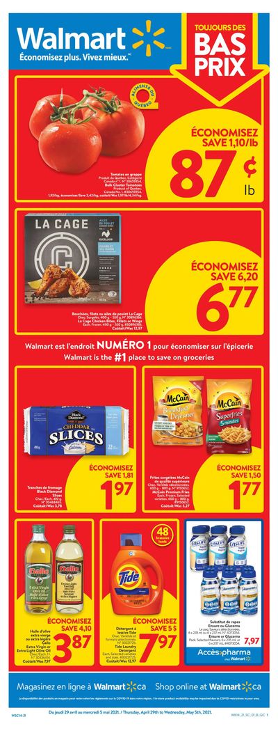 Walmart (QC) Flyer April 29 to May 5 