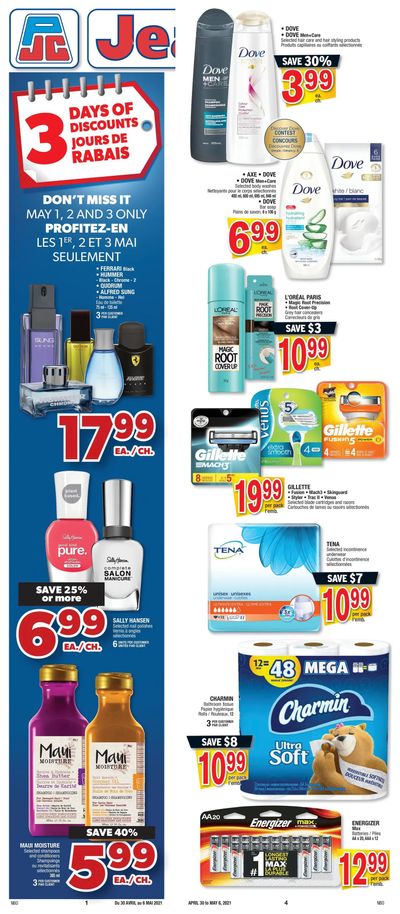 Jean Coutu (NB) Flyer April 30 to May 6