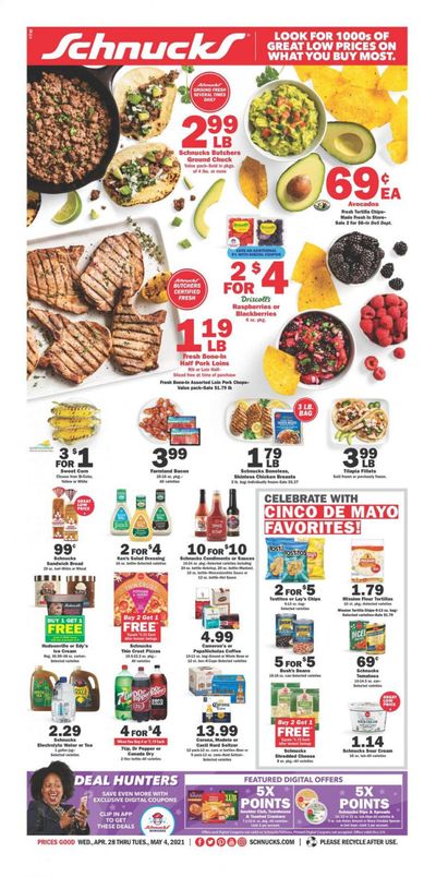 Schnucks (IA, IL, IN, MO, WI) Weekly Ad Flyer April 28 to May 4