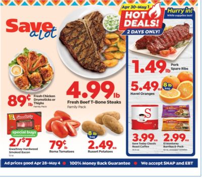 Save a Lot Weekly Ad Flyer April 28 to May 4