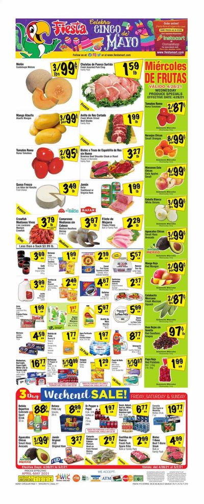 Fiesta Mart (TX) Weekly Ad Flyer April 28 to May 4